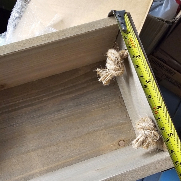 Rustic Wooden Kitchen Storage Box - Picture 12 of 12